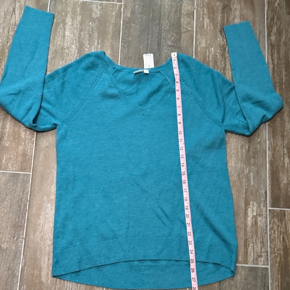 GAP Turquoise Knit Sweater - Picture 6 of 6